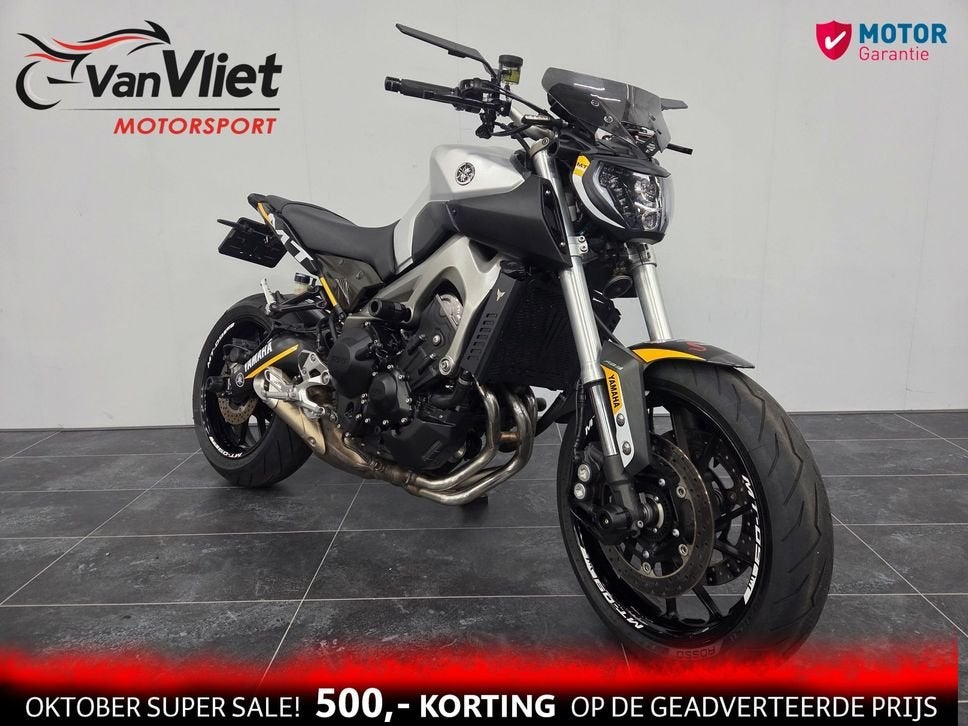 Zeer Mooie Yamaha Mt09 Abs + Opties bj 2014 MT 09, Bedrijf, Meer dan 35 kW, YAMAHA, Onbekend