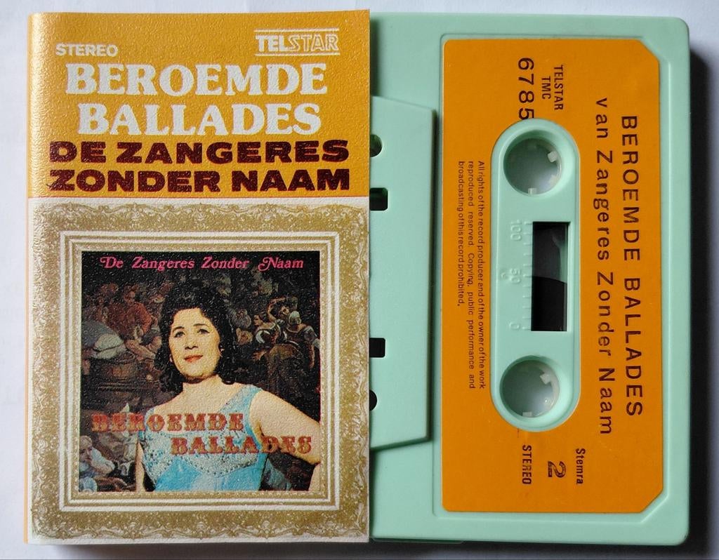 TMC  - 6785. Zangeres Zonder Naam., Cd's en Dvd's, Cassettebandjes, Ophalen of Verzenden, Zo goed als nieuw, Nederlandstalig, 1 bandje
