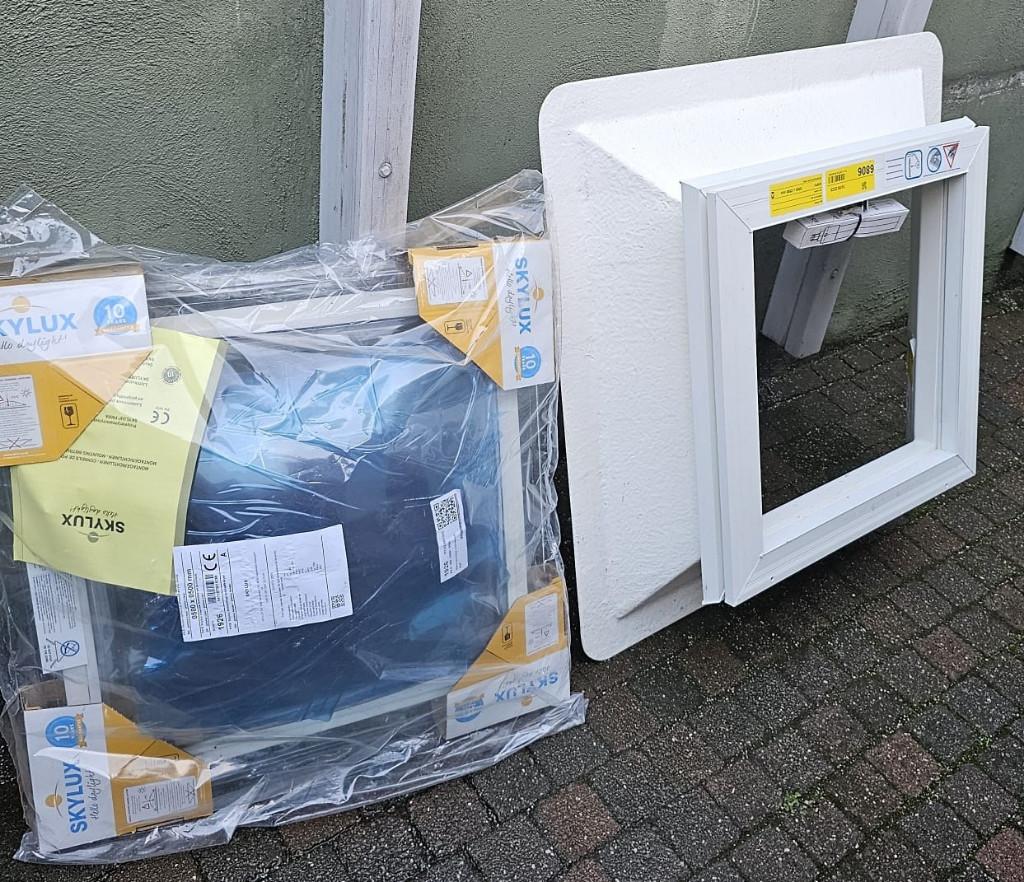 Skylux Lichtkoepel 50x50 Compleet Nieuw, Doe-het-zelf en Verbouw, Glas en Ramen, Ophalen, Minder dan 80 cm, Minder dan 80 cm, Overige typen
