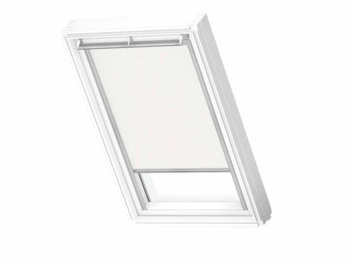 Luxe verduisterend rolgordijn voor Velux GGL UK08 dakramen, Nieuw, Wit, 100 tot 150 cm, 50 tot 100 cm