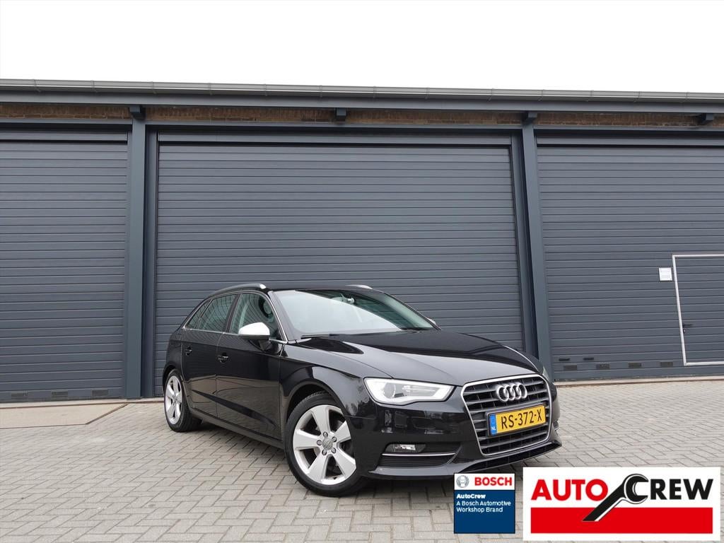 AUDI A3 2.0 TDI TREKHAAK LEDER STOELVERWARMING XENON CRUISE, Euro 5, 136 pk, Gebruikt, Zwart