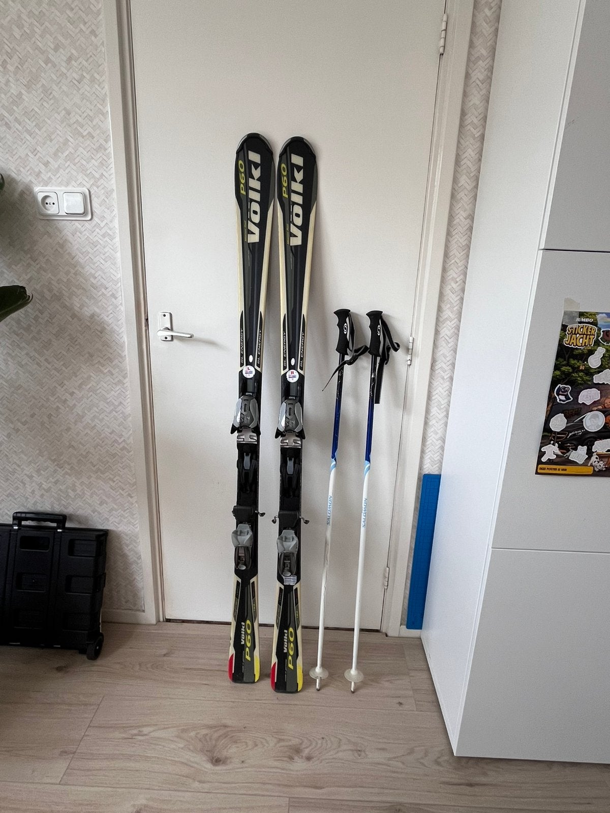 Völkl P60 ski’s, 160 tot 180 cm, Gebruikt, Carve, Skiën