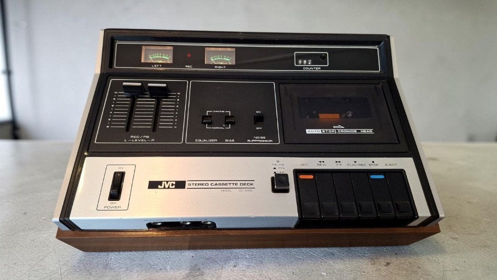 JVC CD-1655S | Hoogwaardig Vintage Tape Deck | GARANTIE, Audio, Tv en Foto, Cassettedecks, JVC, MADE IN TOKYO JAPAN, Tape counter