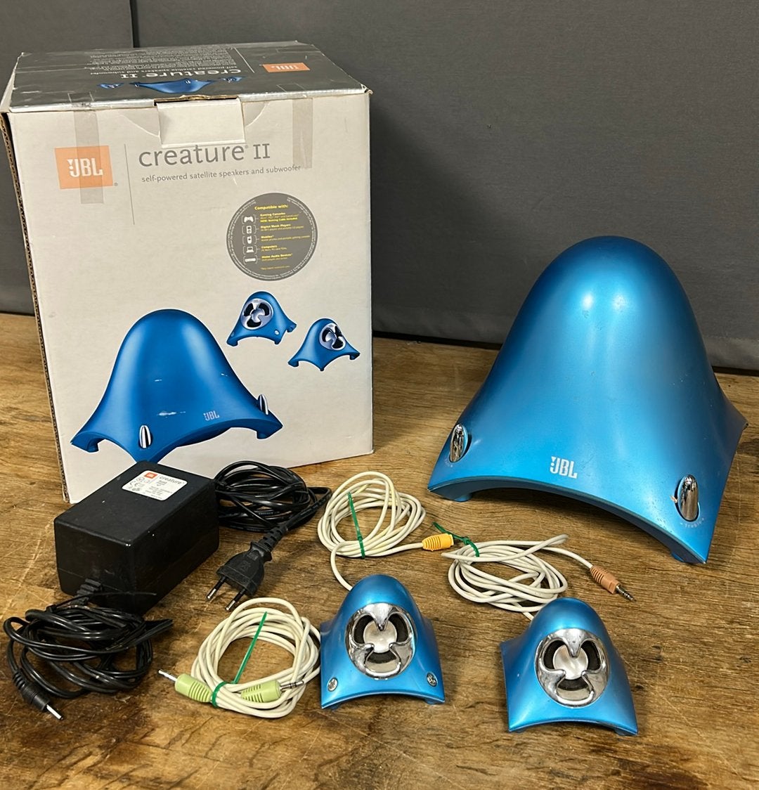 JBL Creature 2. 2.1 speakerset. Met originele doos., Ophalen of Verzenden, Zo goed als nieuw, Subwoofer, JBL