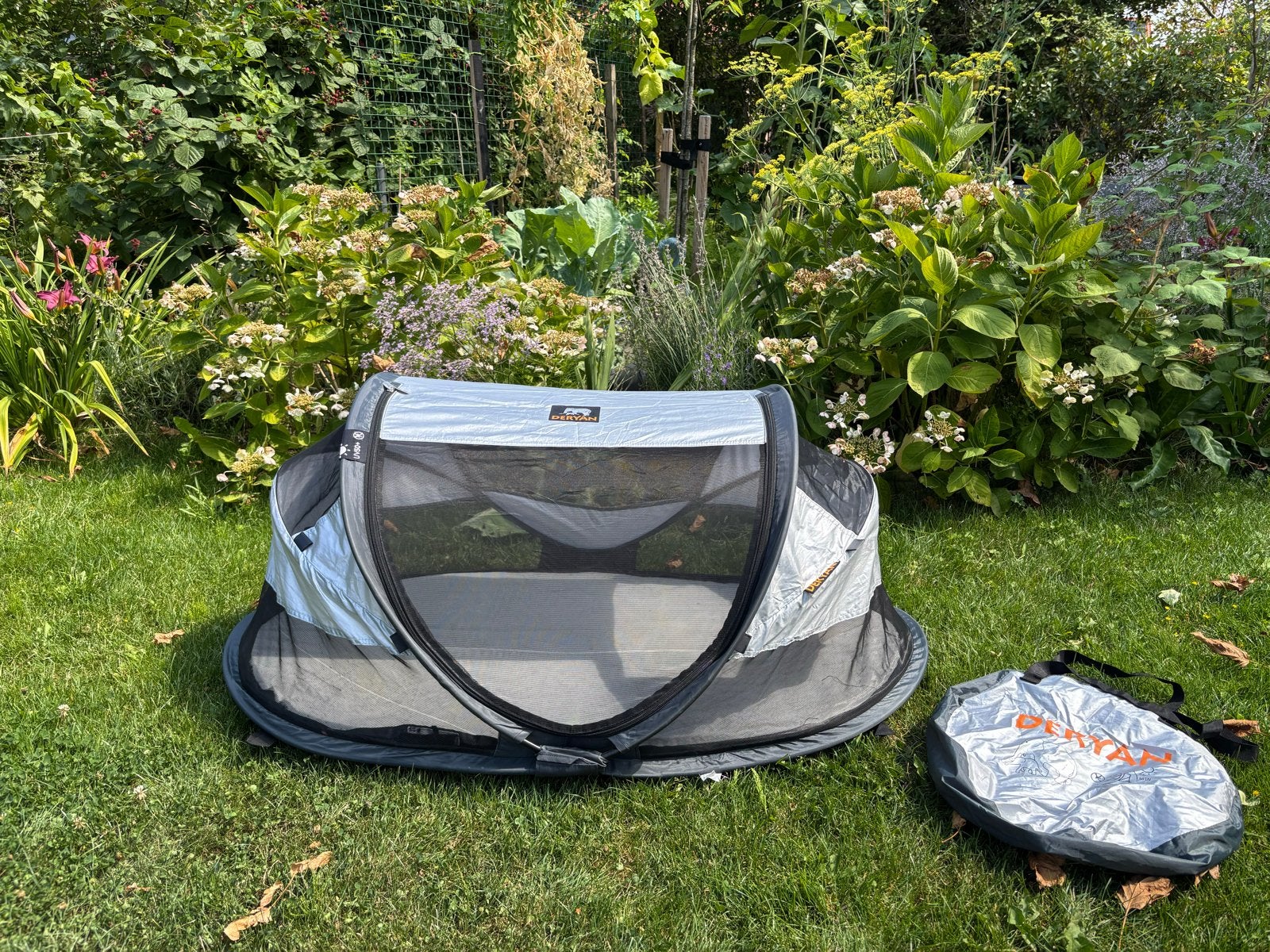 Deryan Baby Luxe Reisbedje/Tentje met UV50+ bescherming, Ophalen, Zo goed als nieuw, Tot en met 2