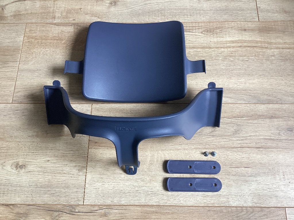 Stokke Babyset blauw incl.extended gliders, Ophalen of Verzenden, Zo goed als nieuw, Meegroeistoel