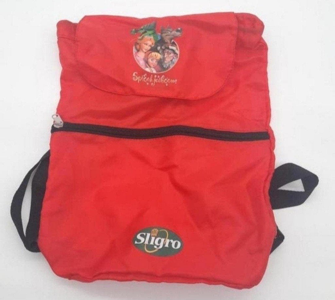 Efteling Sprookjesboom Sligro rood rugzakje, Ophalen of Verzenden, Zo goed als nieuw, Gebruiksvoorwerp