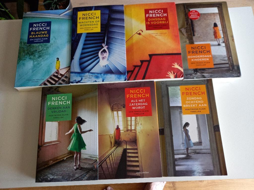 Nicci French: complete Maandag t/m Zondag, Boeken, Thrillers, Ophalen of Verzenden, Gelezen