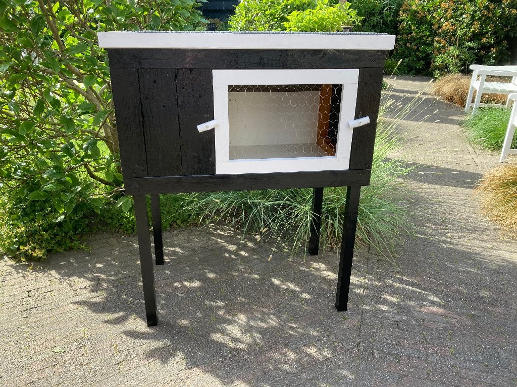 Konijnenhok op vaste poten, Fret, Nieuw, Hok, 75 tot 110 cm