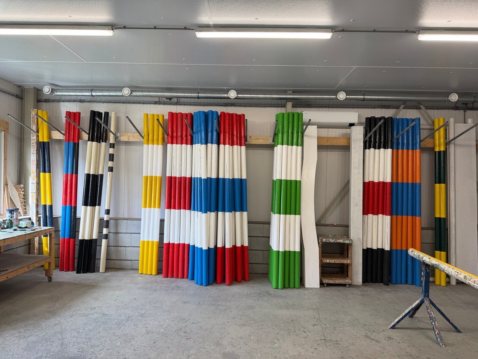 Springbalken & staanders, Ophalen, Nieuw, Springen