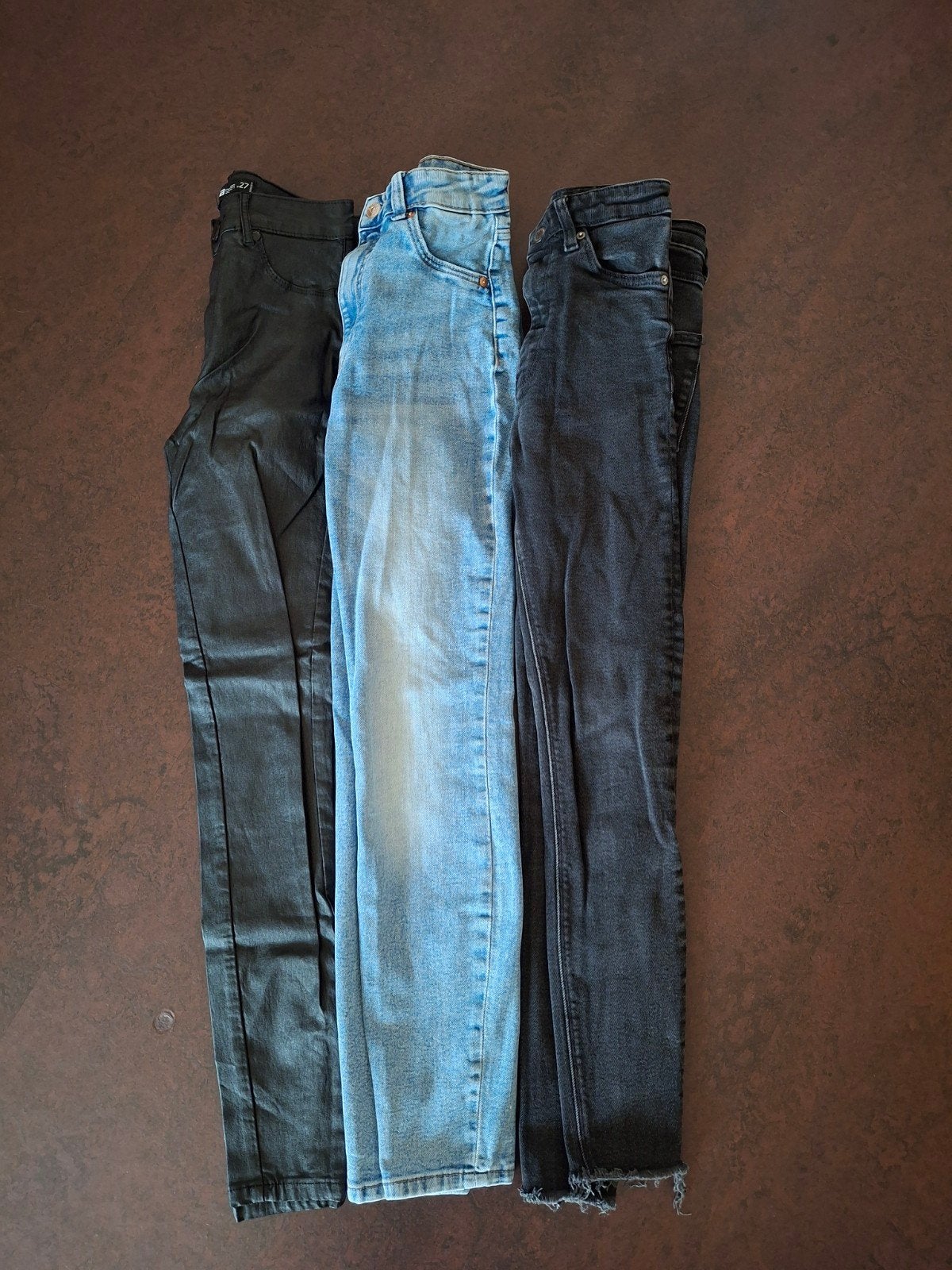 3x Skinny Jeans/Spijkerbroeken - Zara/Divided/FB Sister, Blauw, Zara, Divided, FB Sister, Ophalen of Verzenden, Zo goed als nieuw