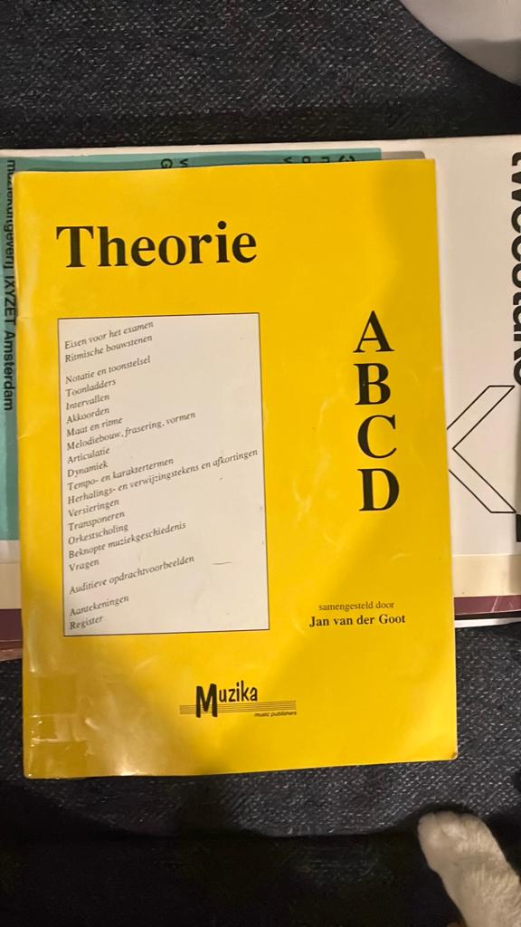 Muziektheorie ABCD - Jan van der Goot, Ophalen of Verzenden, Gelezen, Algemeen