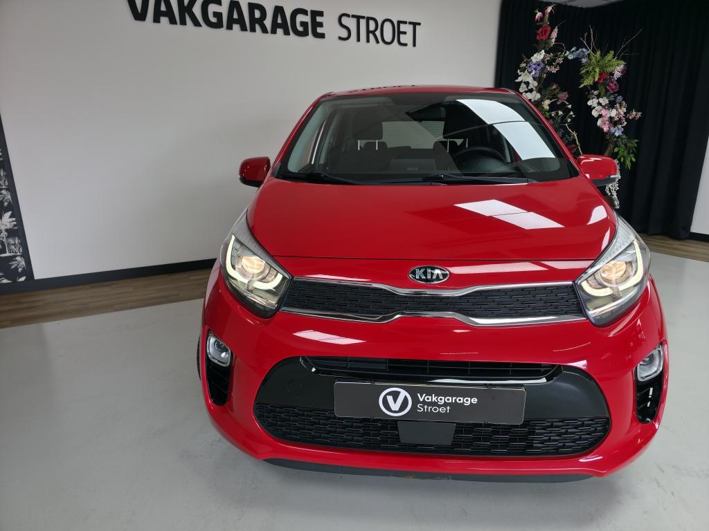 Kia Picanto 1.0 DPi Dyn.PlusL.| cruise | navi | cam | keyles, Stof, Gebruikt, 4 stoelen, Origineel Nederlands