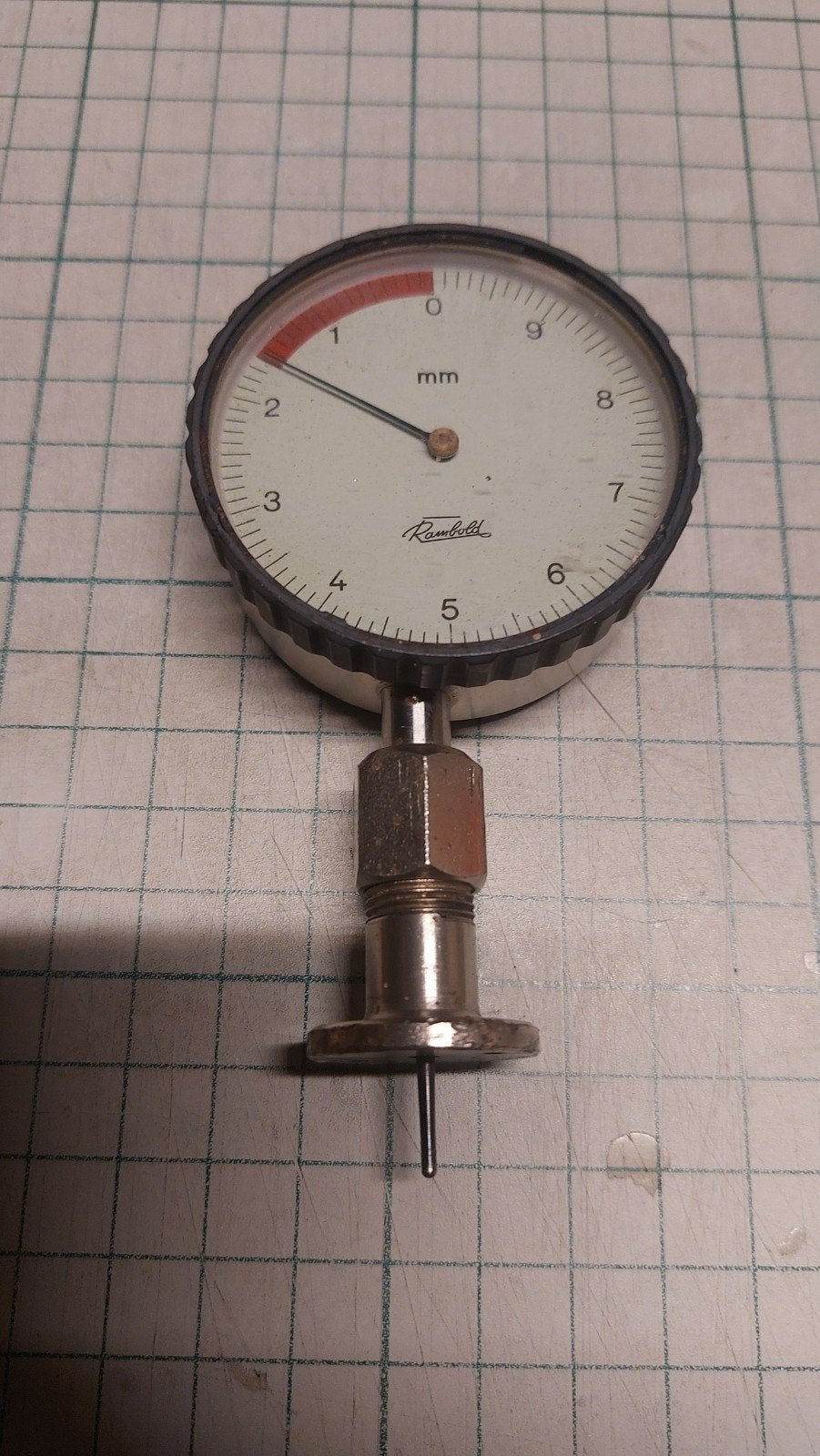 Kämboldt Dieptemeter / Dikte meter - Vintage, Doe-het-zelf en Verbouw, Meetapparatuur, Ophalen of Verzenden