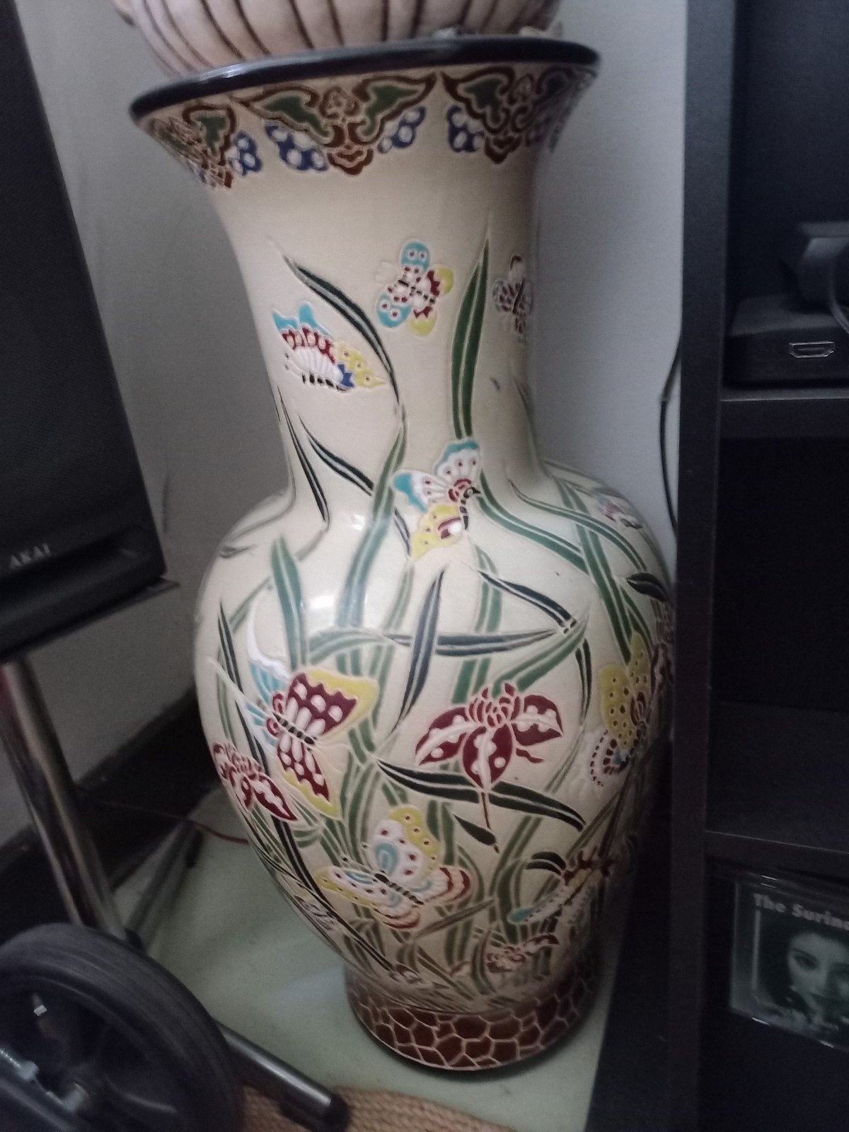 heel grote mooi vaas bloem motief, Ophalen of Verzenden