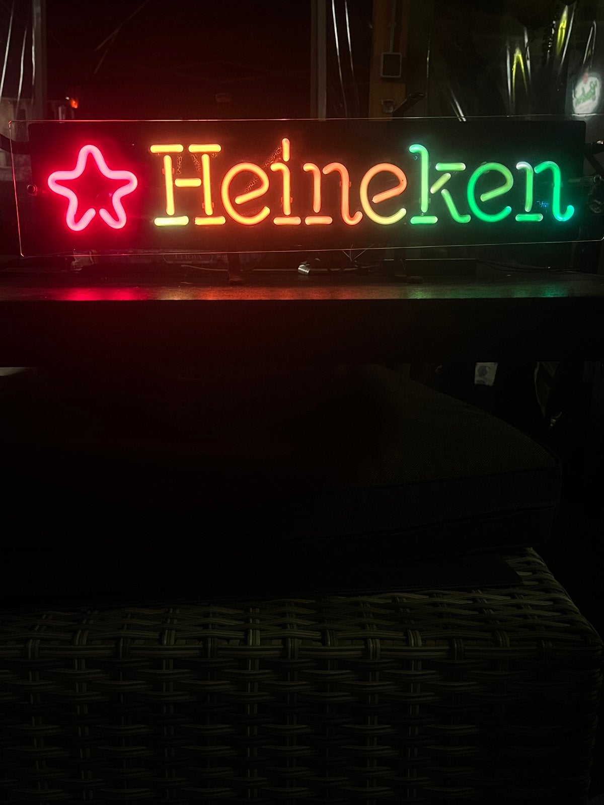 Heineken Neon/Heineken lamp, Verzamelen, Ophalen, Gebruikt