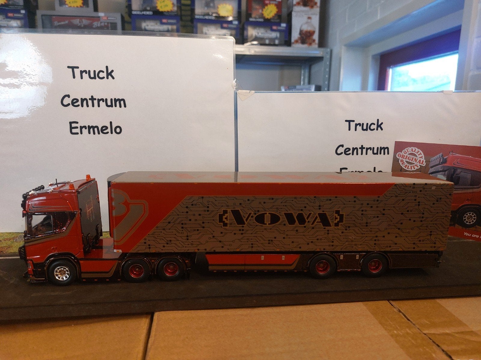 Vowa Scania Next Gen R-serie Highline 6x4 met 2-assige koelt, Hobby en Vrije tijd, Ophalen of Verzenden, Nieuw, Bus of Vrachtwagen