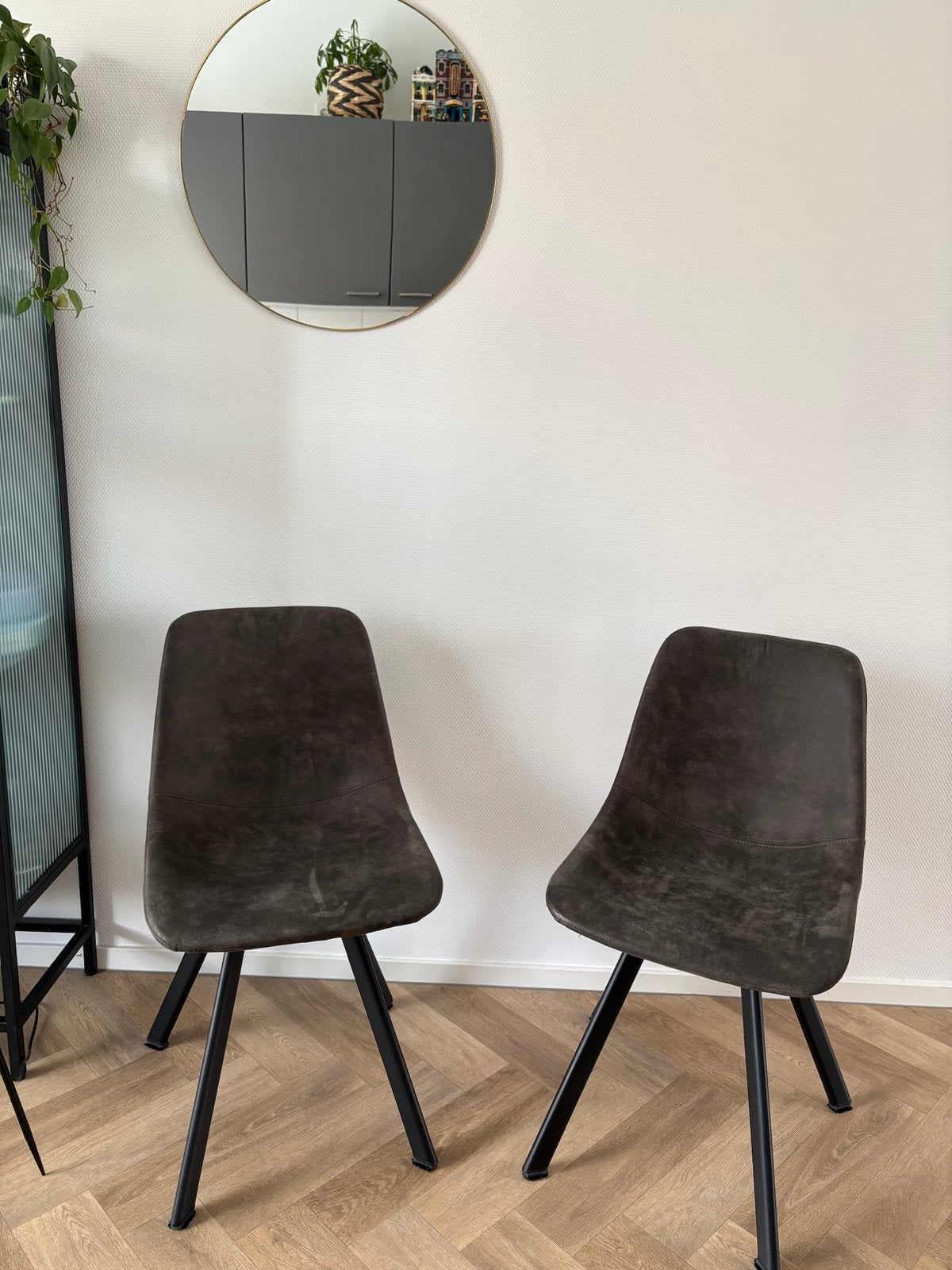 Eetkamerstoelen 4 stuks, Huis en Inrichting, Stoelen, Ophalen, Overige kleuren, Zo goed als nieuw, Vier