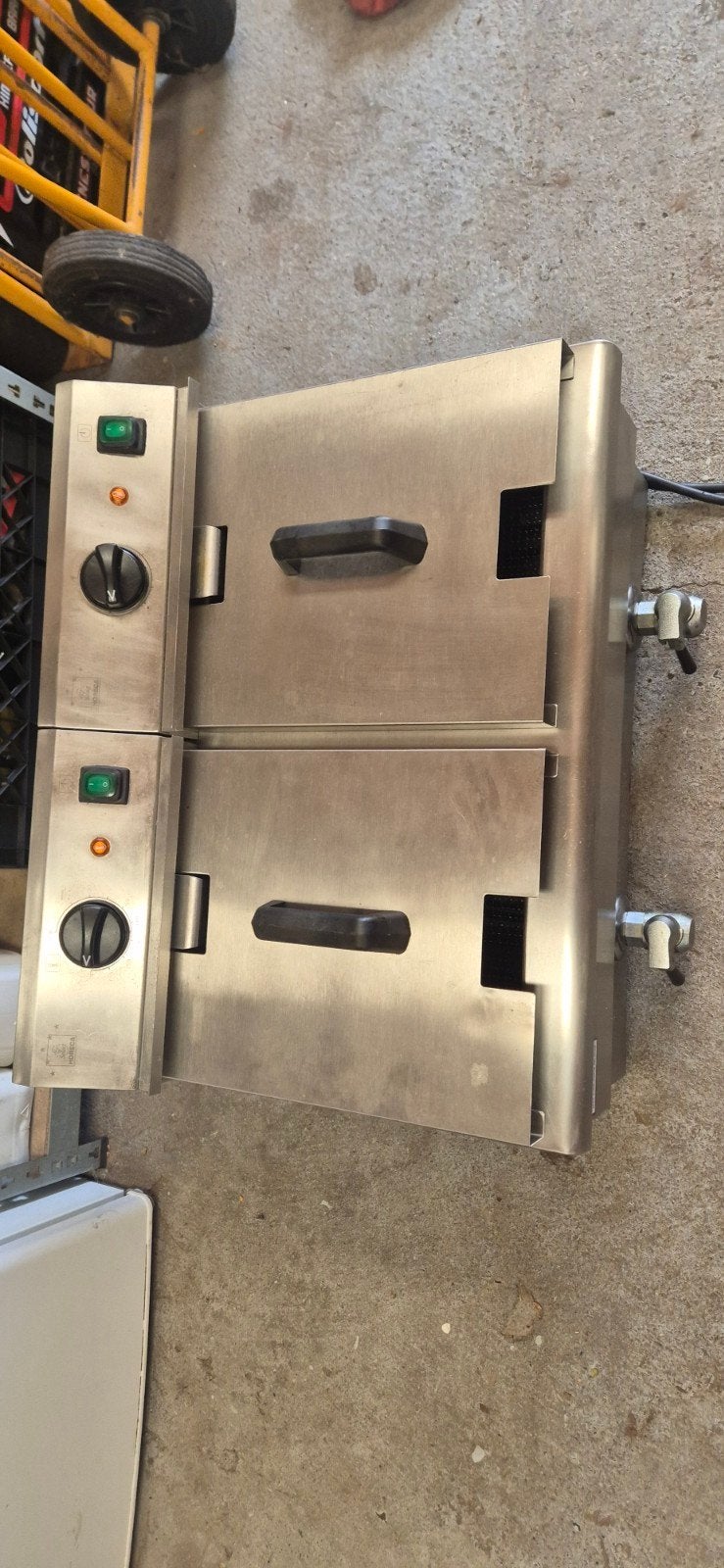 Horeca Duo-Friteuse - Professionele Frituurpan, Witgoed en Apparatuur, Frituurpannen, Minder dan 1 liter, Ophalen of Verzenden