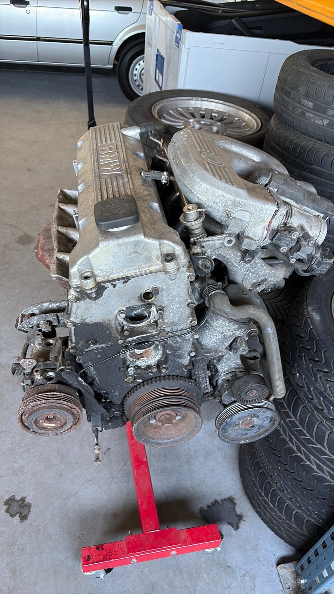 BMW M43B16 motorblok, Ophalen, Gebruikt, BMW