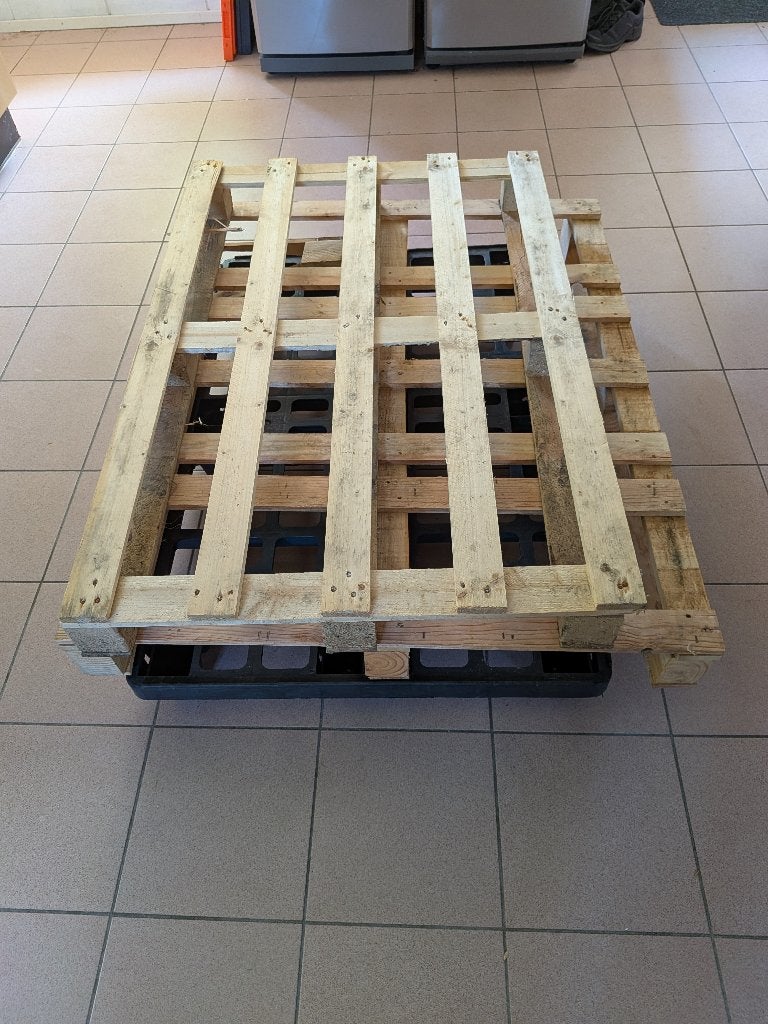 Gratis: 3 Pallets, Ophalen, Zo goed als nieuw, Pallet, Minder dan 200 cm