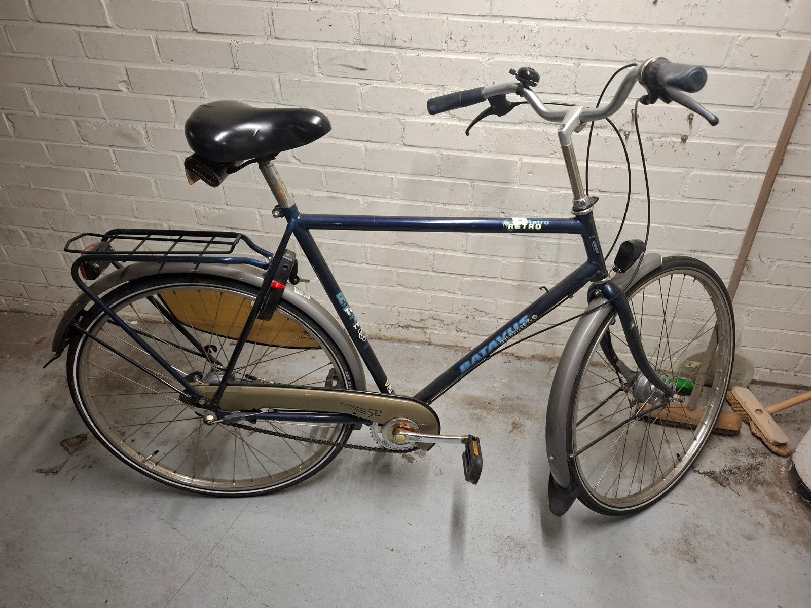 Batavus fiets met zadeltasje en NS tag, Fietsen en Brommers, Ophalen, Gebruikt, Versnellingen, Batavus