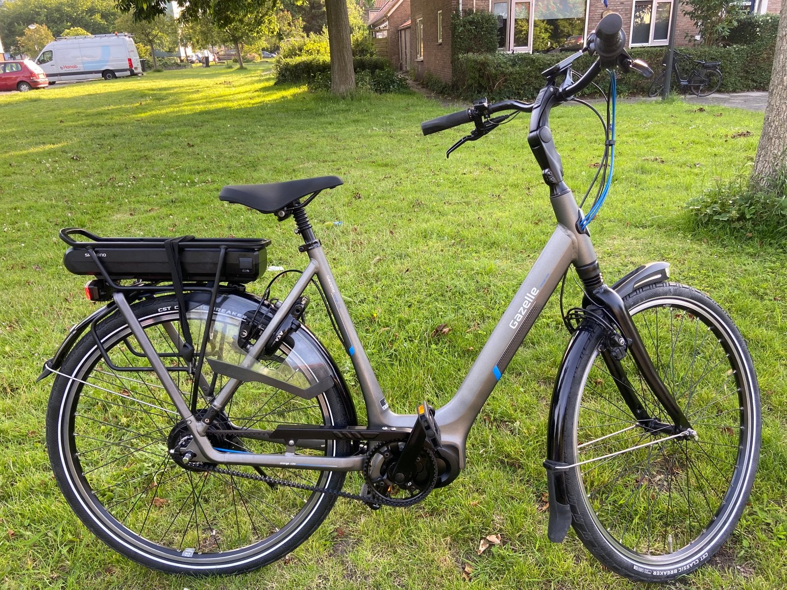 Goed onderhouden Gazelle Orange c310 HMS, 5580Km, Ophalen, Gebruikt, 50 km per accu of meer, 55 tot 59 cm