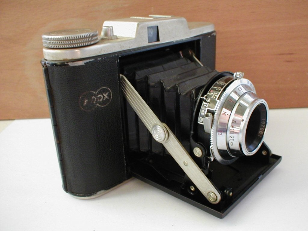 Adox Golff middenformaat fotocamera, Ophalen of Verzenden, Gebruikt, Compact, Overige Merken