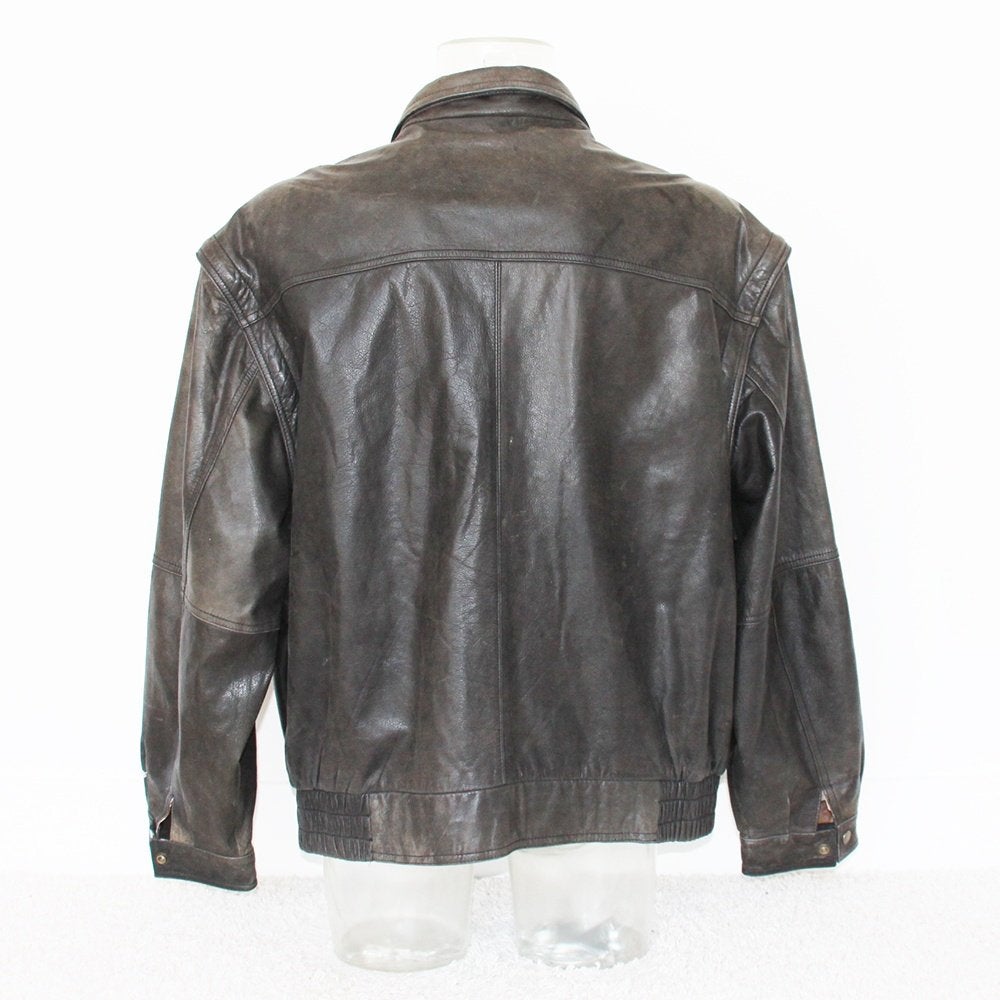 Soepele Leren Heren Jas181* (L) € 55,-, Maat 52/54 (L), Ophalen of Verzenden, Zo goed als nieuw, Overige kleuren