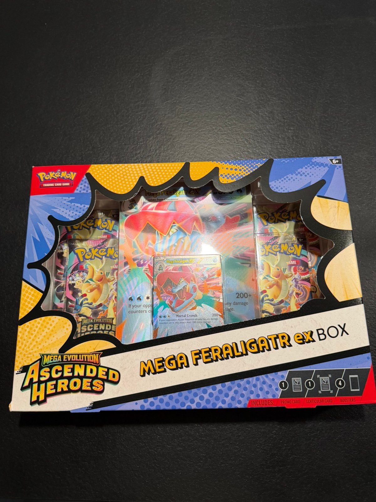 Ascended Heroes Mega Feraligatr ex Box, Ophalen of Verzenden, Nieuw