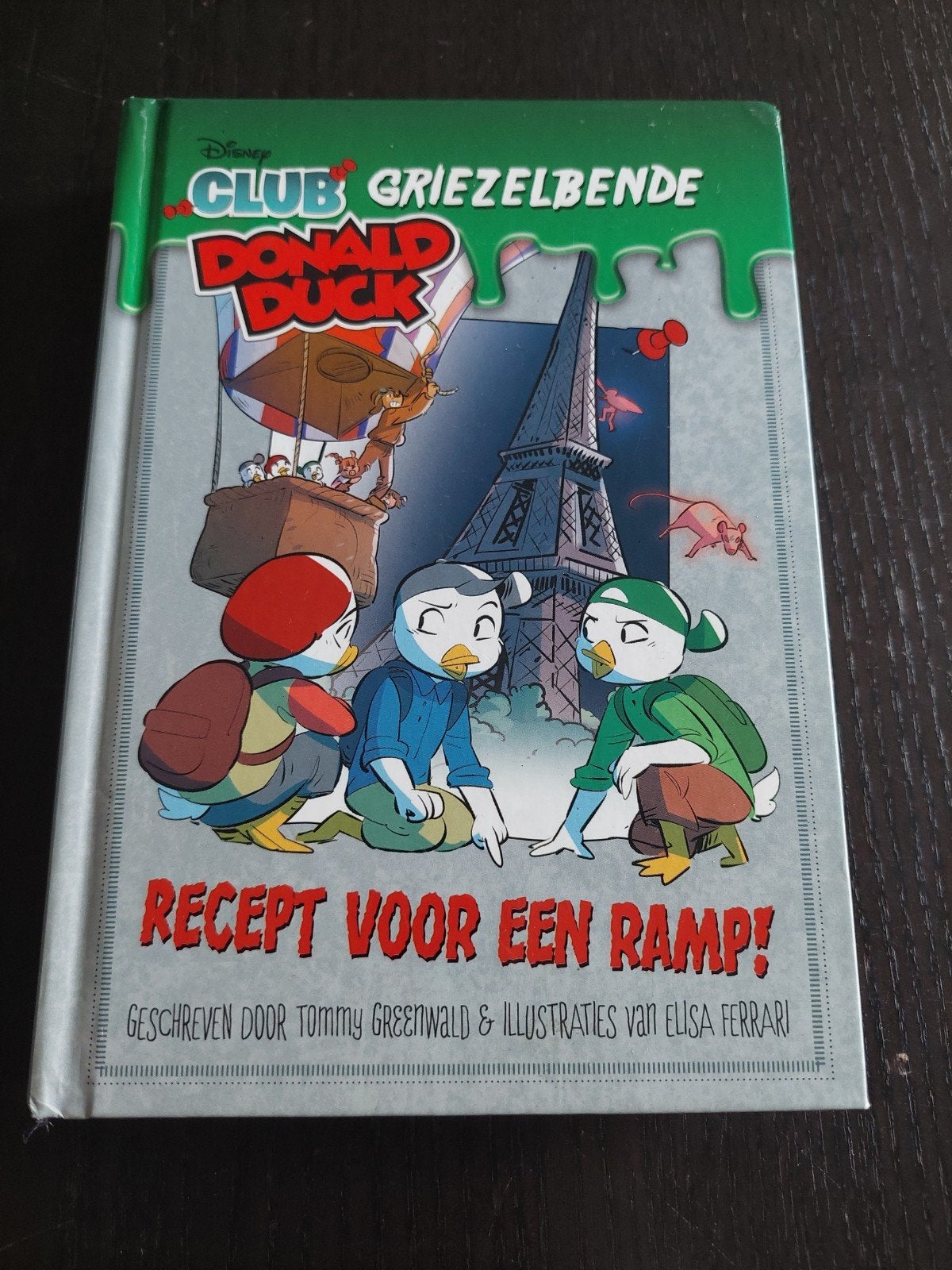 Donald Duck Club Griezelbende - Recept voor een Ramp!, Ophalen of Verzenden, Zo goed als nieuw, Tommy Greenwald, Fictie algemeen