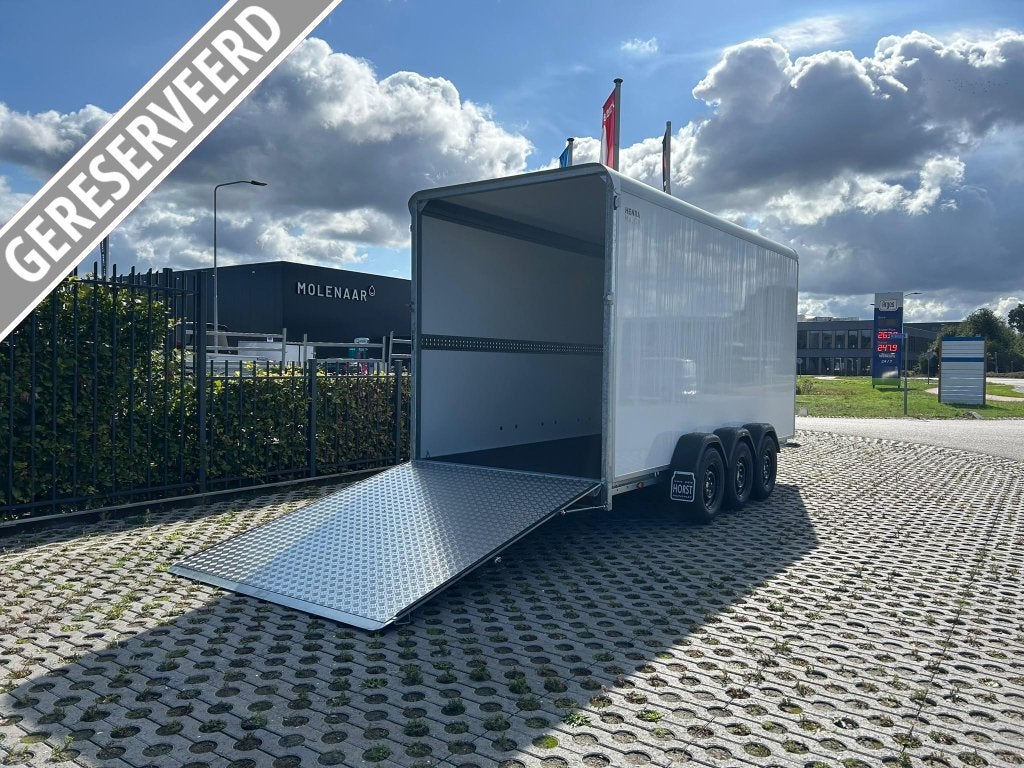 Henra gesloten bakwagen Tridem XXL - klep - Voorraad, Nieuw