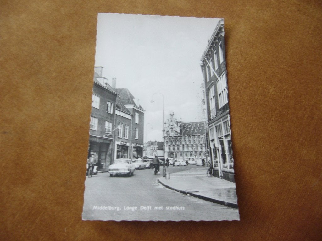 MIDDELBURG  =  LANGE DELFT MET STADHUIS, Ophalen of Verzenden, 1940 tot 1960, Ongelopen, Zeeland