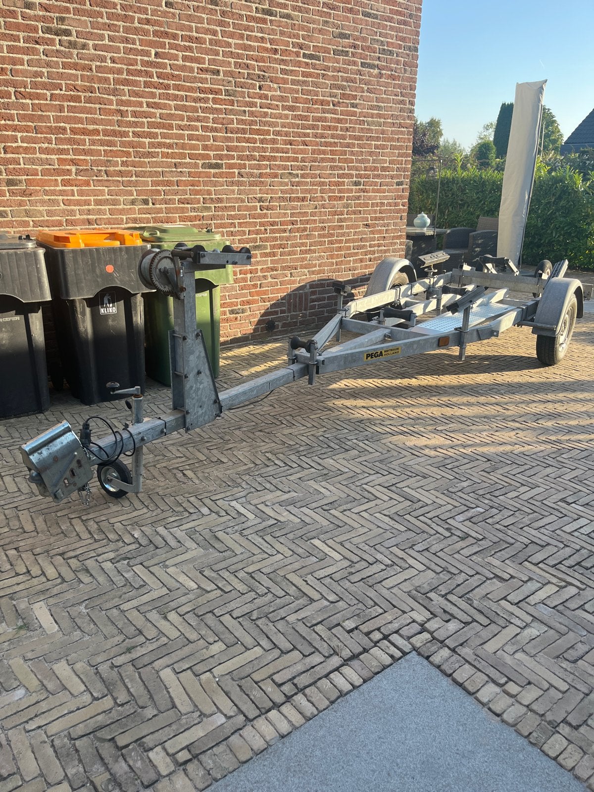 Pega Boottrailer - Kanteltrailer Gebruikt, in goede staat, Ophalen, Minder dan 1500 kg, Gebruikt, Overige typen