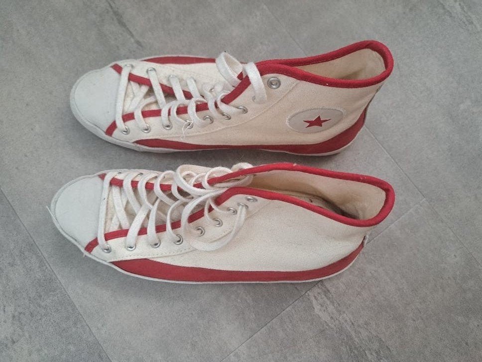 Converse chuck Taylor Sascha vintage look sneakers - 37, Converse, Ophalen of Verzenden, Rood, Sneakers of Gympen