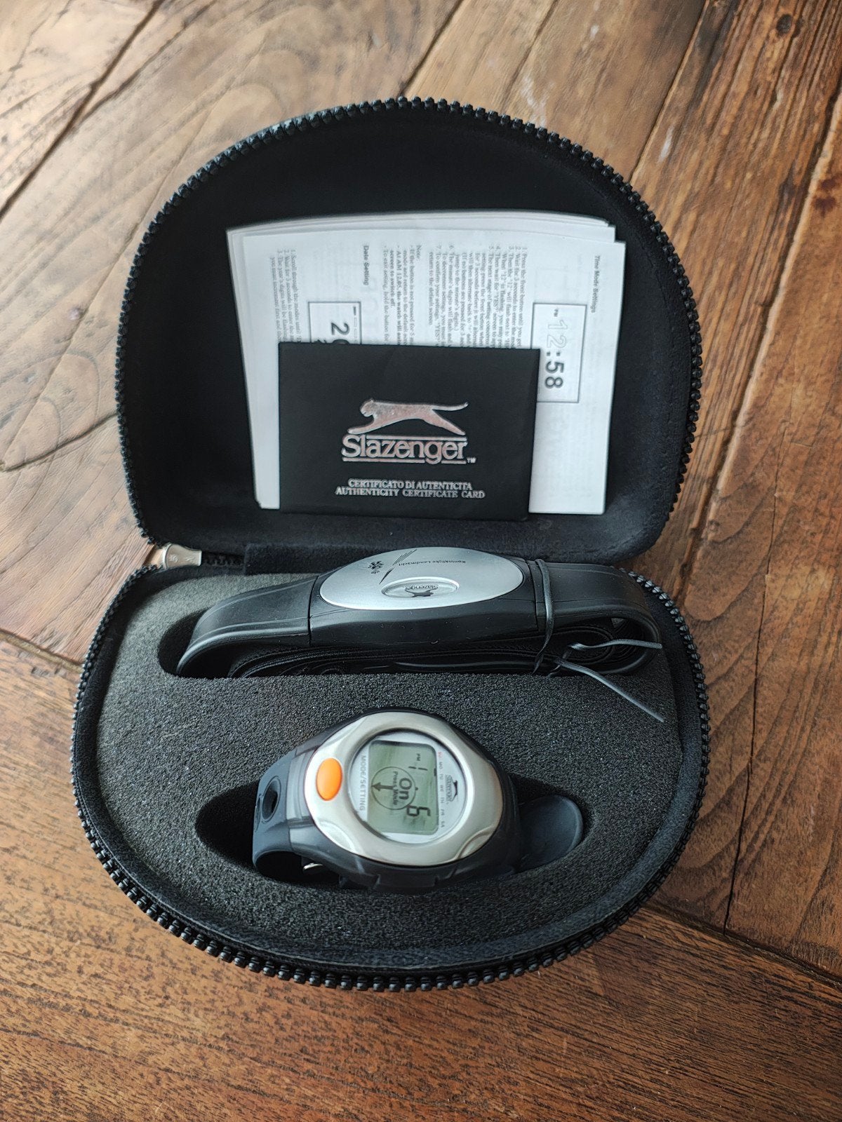 Slazenger sporthorloge met hartslagband - Nieuw!, Ophalen, Hartslag, Nieuw, Slazenger