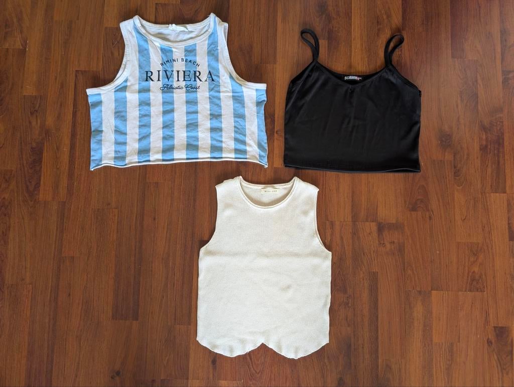 Pakket van 3 Topjes. Draagbaar maat M. IZGS, Kleding | Dames, Tops, Ophalen of Verzenden, Zo goed als nieuw, Maat 38/40 (M), Zonder mouw