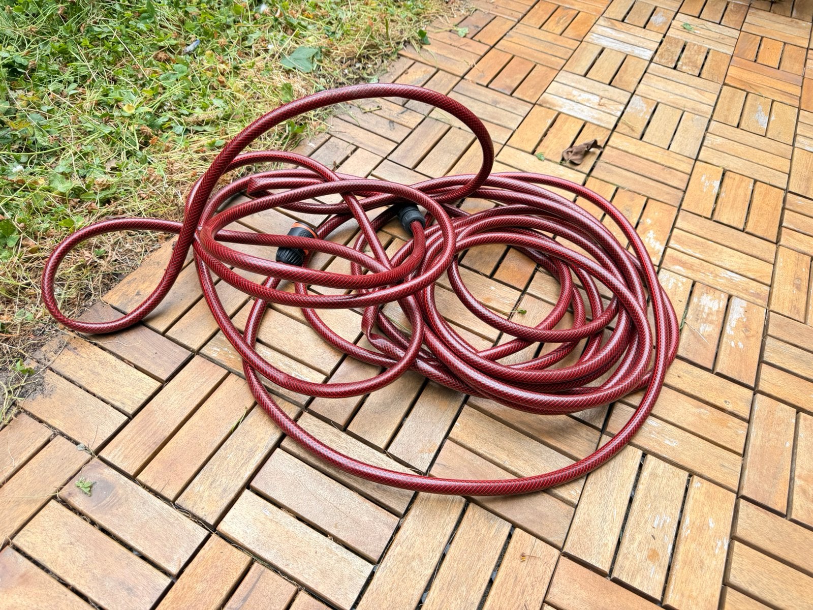 Tuinslang 15 meter - Gratis, Tuin en Terras, Tuinslangen, Ophalen, Gebruikt, Tuinslang