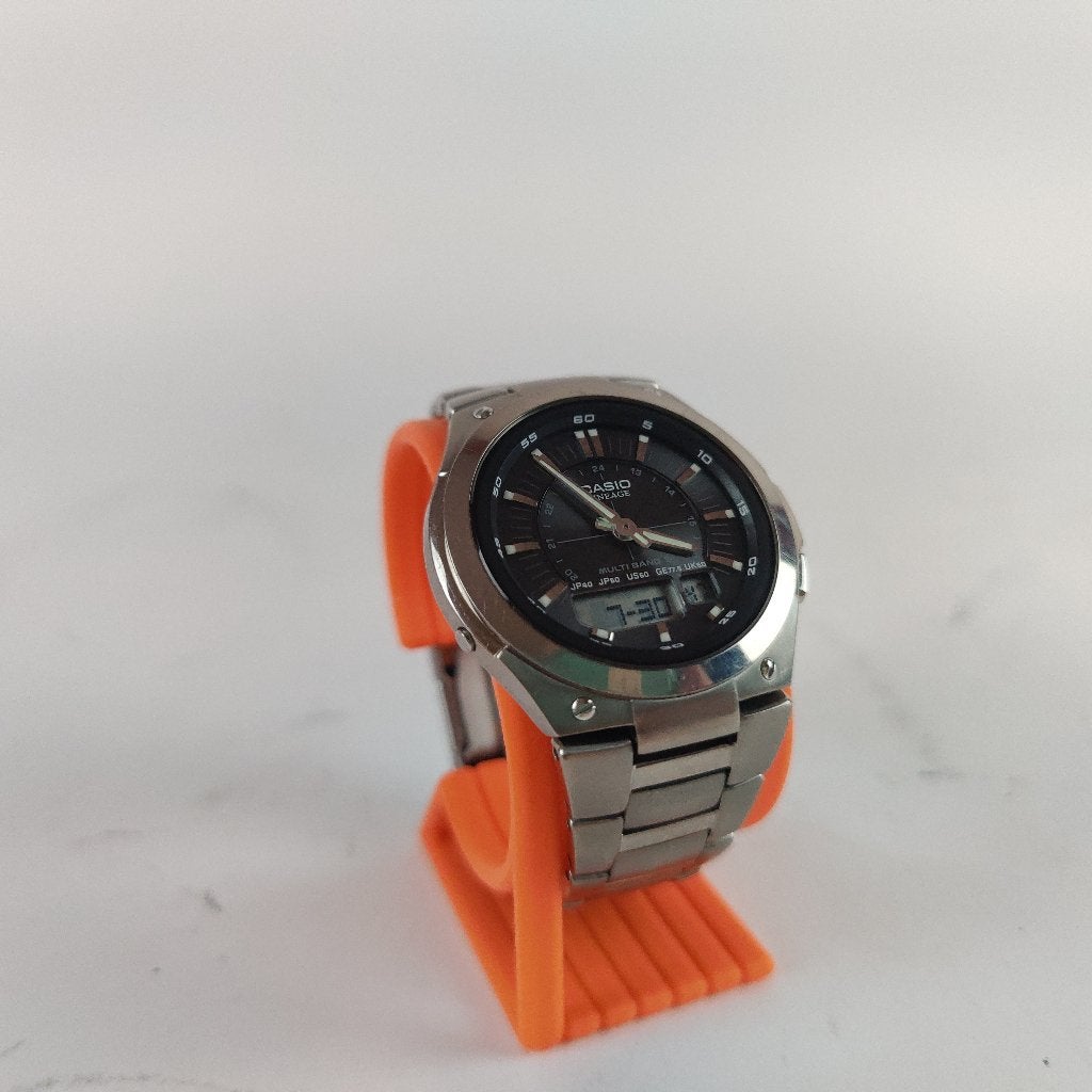 Casio Lineage WVA M150T Tough Solar || Nu voor €89.99!, Zwart, IOS, Ophalen of Verzenden, X