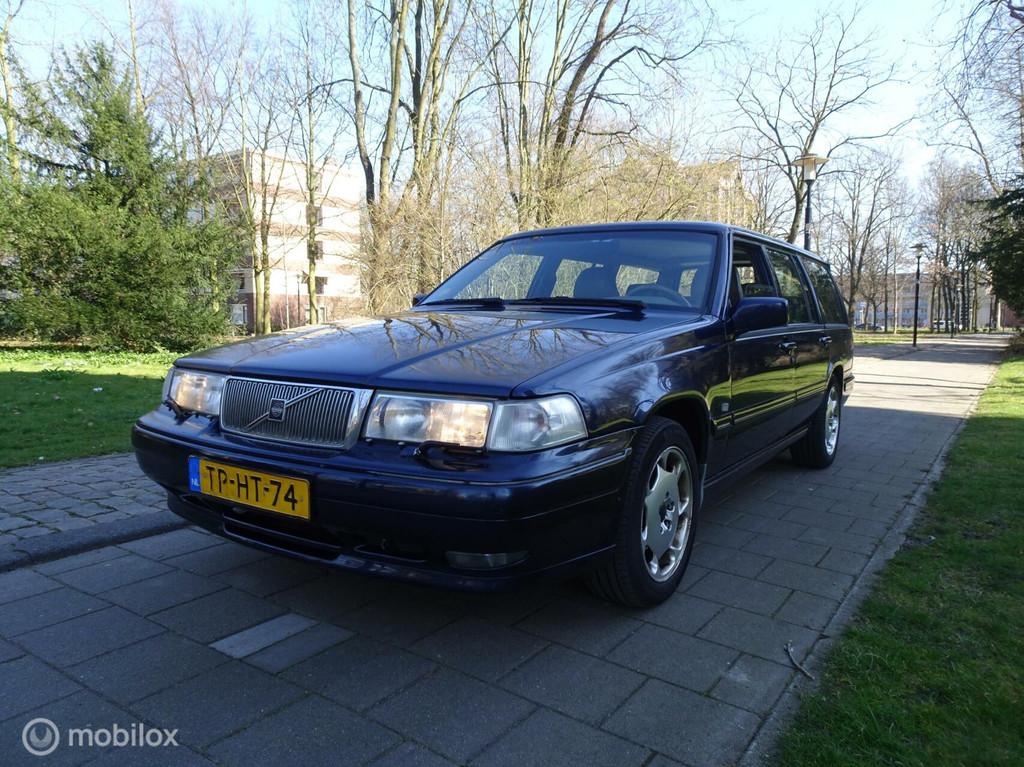 Volvo V90 3.0 Limited Edition, Auto's, Volvo, Achterwielaandrijving, Beige, Blauw, Leder en Stof