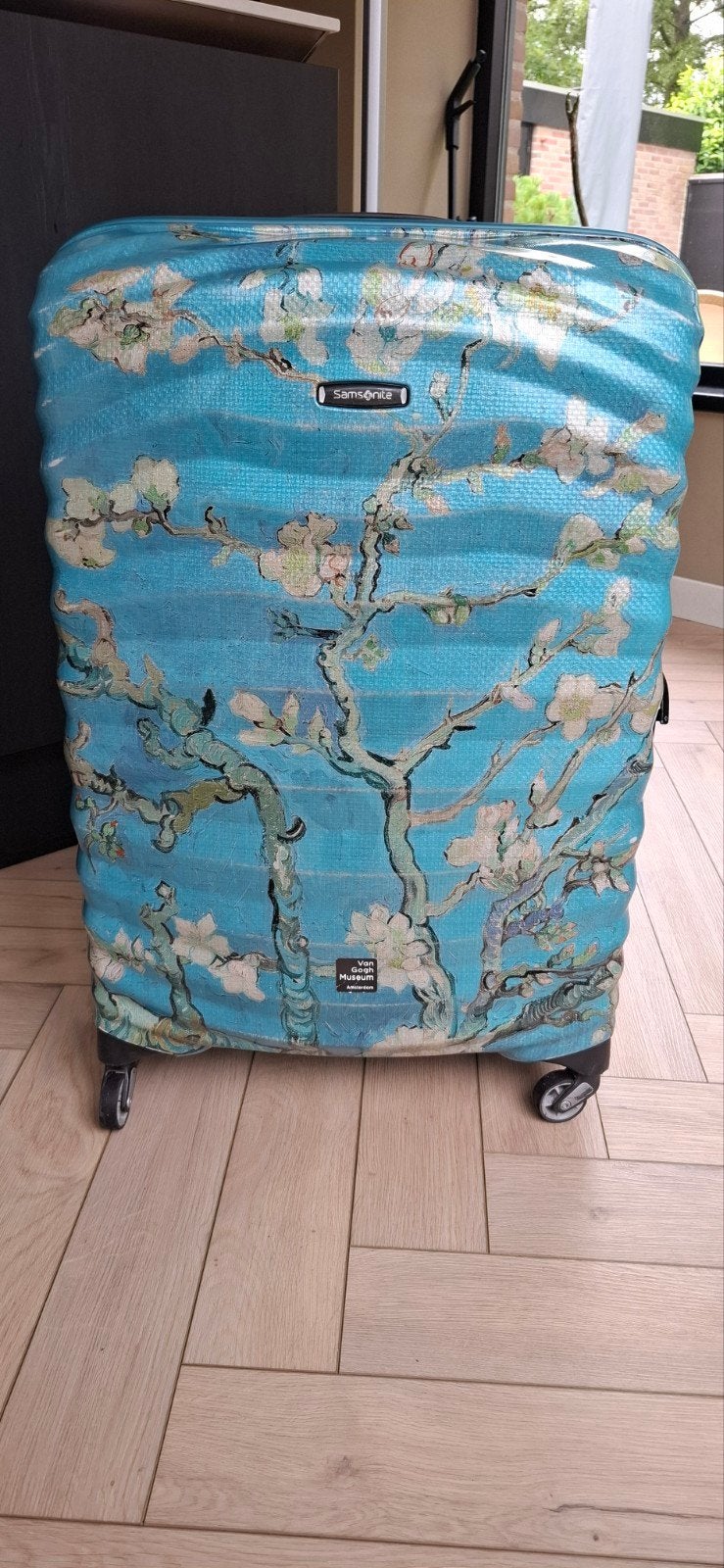 Samsonite Lite-Shock 75 cm Limited van Gogh Edition, Sieraden, Tassen en Uiterlijk, Koffers, Wieltjes, Gebruikt, Hard kunststof