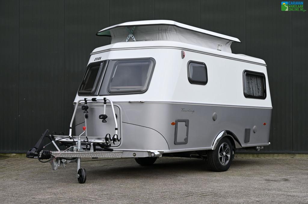 Eriba Touring Triton 420 Mover Voortent Fietsdrager Autark, Caravans en Kamperen, Standaardzit, Kachel, Tot en met 2, Bedrijf