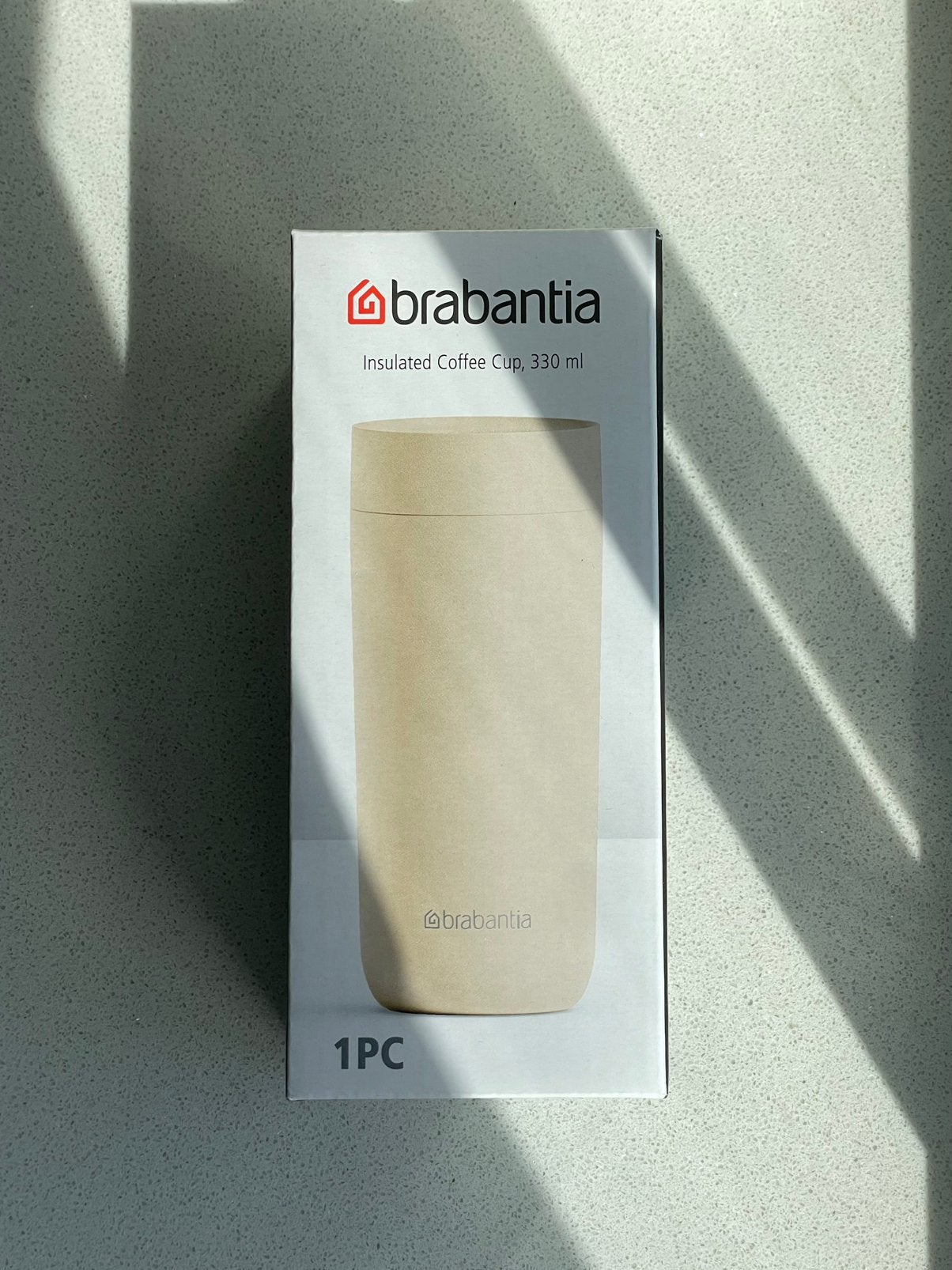 Brabantia Koffiebeker 330ml, Beige, Overige typen, Verzenden, Nieuw