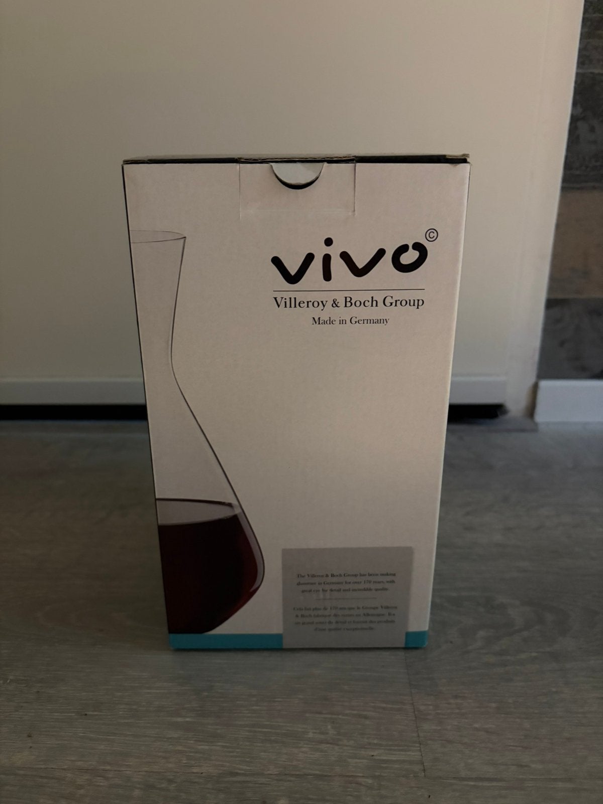 Vivo decanteer karaf. 1400ml. Nieuw, Ophalen of Verzenden, Nieuw