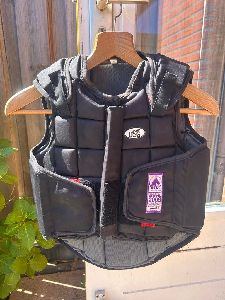 USG bodyprotector paardrijden, Dieren en Toebehoren, Paarden en Pony's | Beschermers, Gebruikt, Ophalen of Verzenden