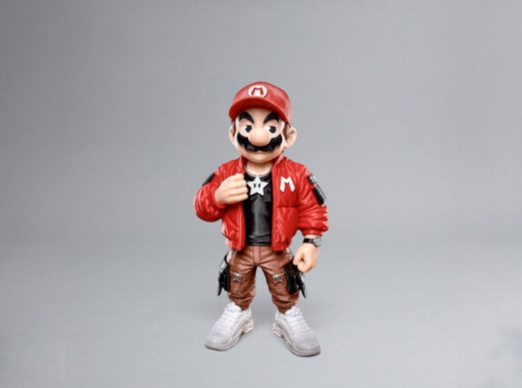 Mario Urban Vibes – Street Style Figuur – 30 cm, Ophalen of Verzenden, Nieuw, Fantasy