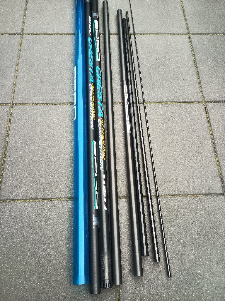 Spro hengel, Ophalen, Gebruikt, Vaste hengel