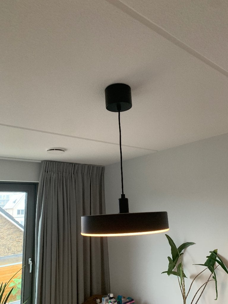 Hanglamp, Huis en Inrichting, Lampen | Hanglampen, Ophalen, Zo goed als nieuw, Metaal, Overige fittingen