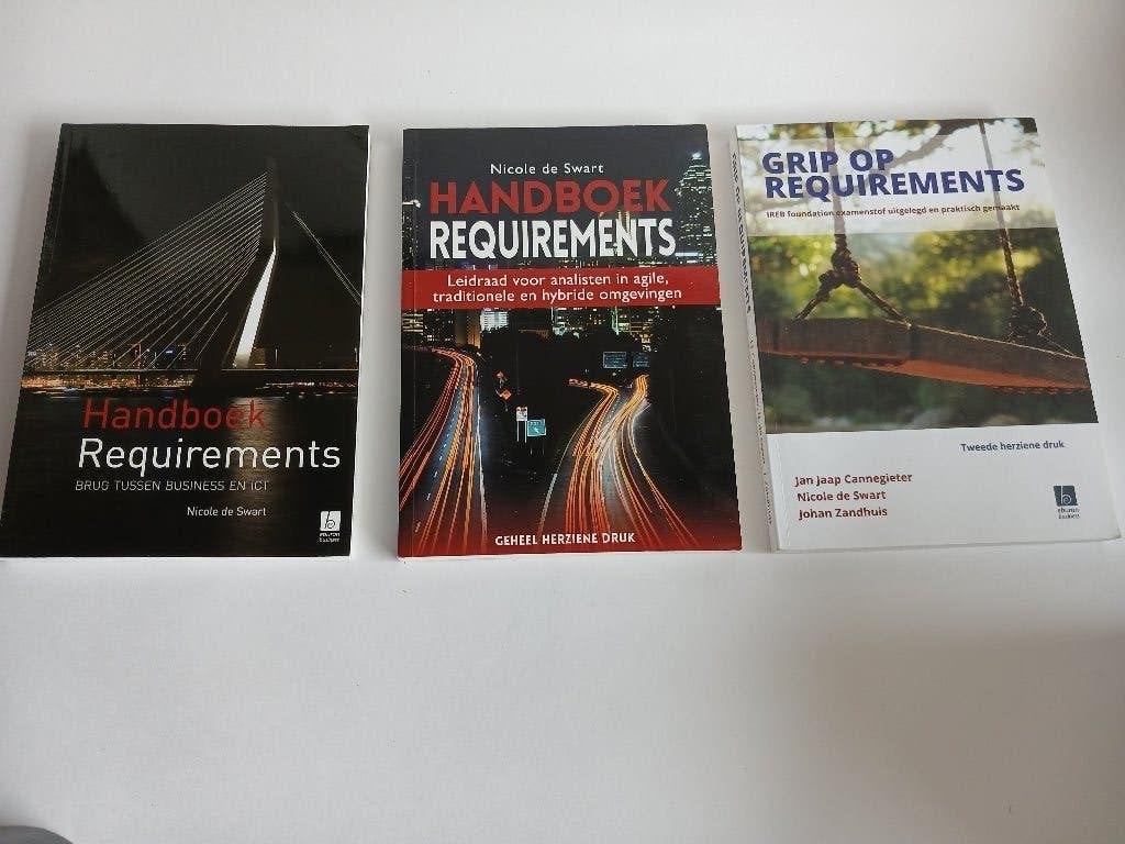 Handboek Requirements & Grip op Requirements, Boeken, Gelezen, Verzenden, Software, Nicole de Swart, Jan Jaap Cannegieter, Johan Zandhuis