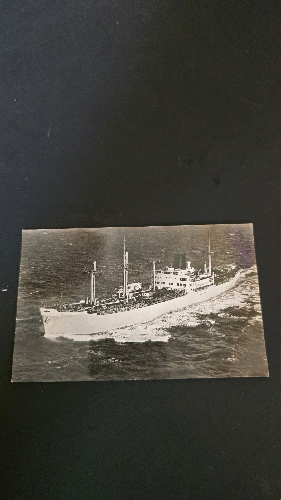 Ansichtkaart m.s. Modjokerto - Koninklijke Rotterda, Verzamelen, Scheepvaart, Ophalen of Verzenden, Kaart, Foto of Prent